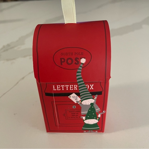 North Pole Post Office Letter box with Christmas labels - Picture 7 of 11